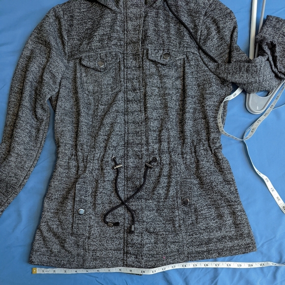 Full Tilt Women's Coat in Heather Gray - Picture 5 of 11